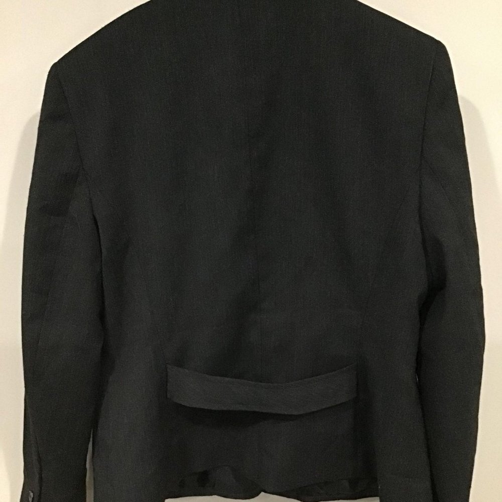 Evan Picone Wm Lined Blazer Size 10 Charcoal - image 2